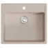 |Мойка комп. MIXLINE ML-GM15 500х560x180мм, песочная, сифон
