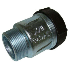 Муфта стальная обжимная GEBO нар. резьба ф 40х1 1/2