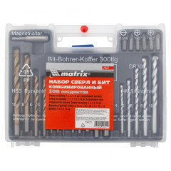 Набор сверл MATRIX комбинированный (72577)