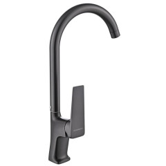 Смеситель для кухни EVA GOLD FK17GR-PVD VESTA оружейная сталь