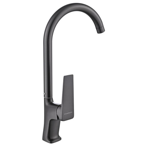 Смеситель для кухни EVA GOLD FK17GR-PVD VESTA оружейная сталь