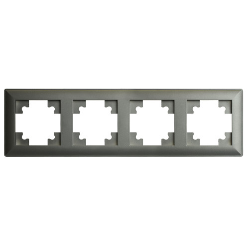 Рамка 4-пост Катрин графит PFR00-7004-06