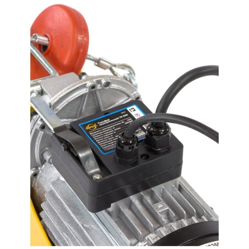 Тельфер электрический DENZEL TF-500 (0,5т, 1020 Вт, высота 12 м, 10 м/мин) (52012)