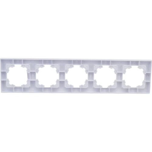 Рамка 5-пост UNIVersal Афина белый A1042