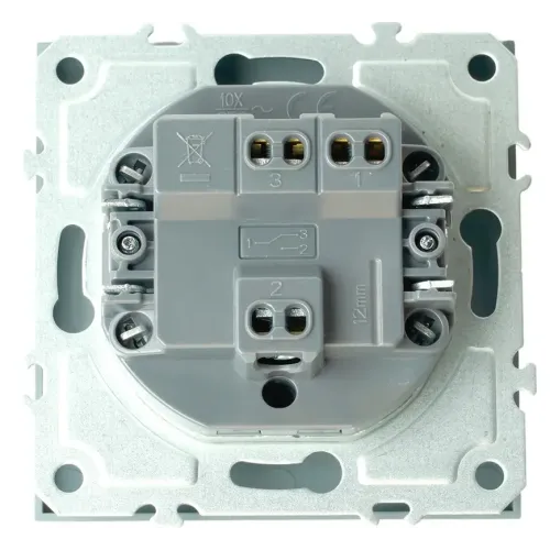 Переключатель 1-кл ЭМИЛИ платиново-серый RSW10-5105-10