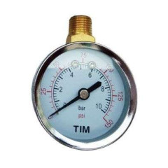 Манометр радиальный TIM ф 1/4