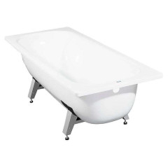 Ванна стальная DONNA VANNA 120х70х40см с ножками, толщина 2,3мм DV-23901