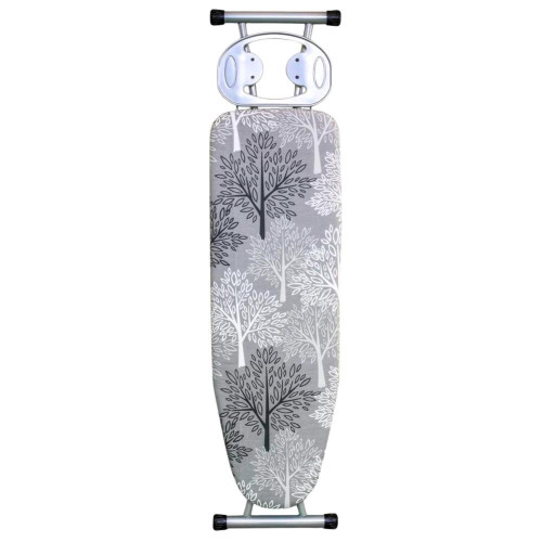 Гладильная доска DOGRULAR Элона, 1200х380мм подставка для утюга, розетка, серая (252930)