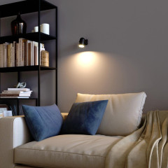 Светильник настенный EUROSVET 20167/1 черный