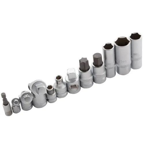 Набор инструментов STELS 216 пр. 1/4, 3/8, 1/2, Cr-V, S2, усиленный кейс (14115)