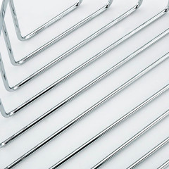 Полка для ванной комнаты угловая FRAP F351-2 3-х ярусная, нерж./хром