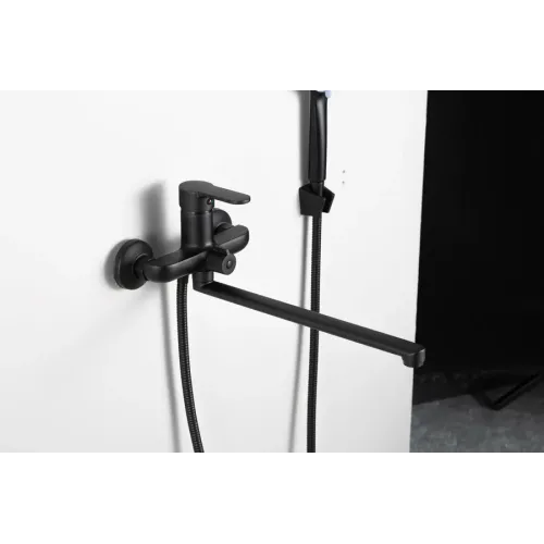 Смеситель для ванны FRUD R22157-6, чёрный