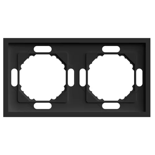Рамка 2-пост ЭМИЛИ черный PFR00-5002-05