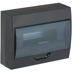 Бокс ЩРН-П-12 модуля навесной пластиковый черный IEK MKP12-N-12-41-K02 (1330855)