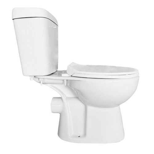 Унитаз-компакт EVA GOLD А2102 белый, безободковый, прямой вып., сид. полипропилен