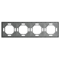 Рамка 4-пост ЭМИЛИ платиново-серый PFR00-5004-10