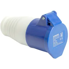 Розетка STEKKER 2P+PE 16A IP44 ST-213 RST16-213-44 49438