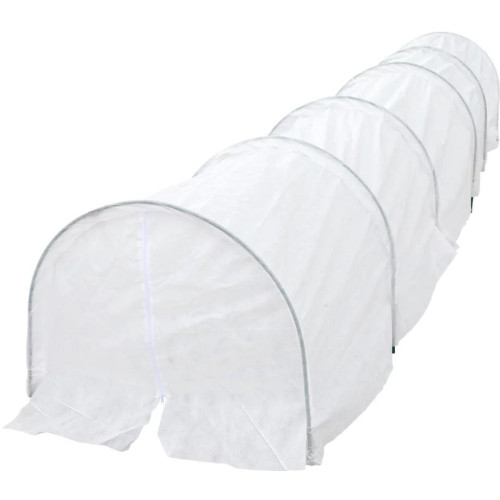 Парник САДОВИТА С МОЛНИЕЙ 4 м в сборе (ПВХ 3м + спанбонд 60гр/м2)