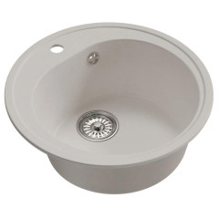 |Мойка комп. MIXLINE ML-GM11 500х180мм, круглая ультра-белая, сифон