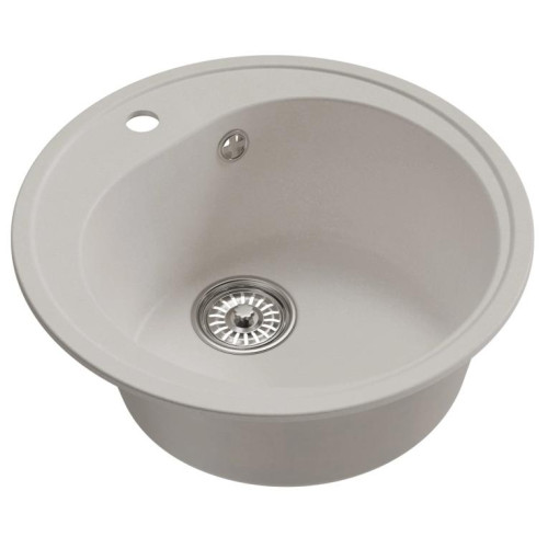 |Мойка комп. MIXLINE ML-GM11 500х180мм, круглая ультра-белая, сифон