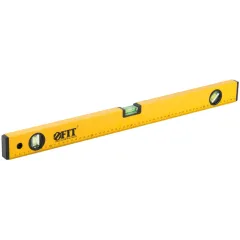 Уровень FIT желтый фрезерованная грань 600 мм (18132)