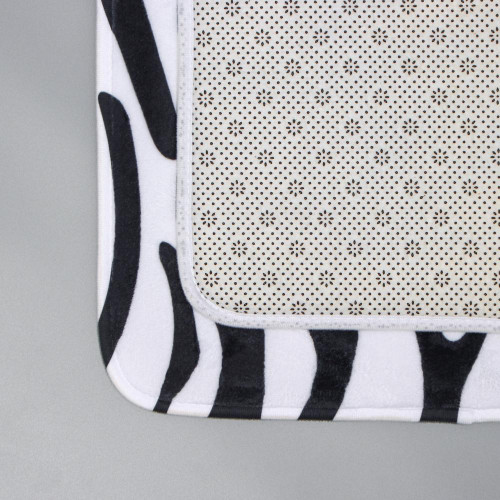 |Набор ковриков для ванной и туалета 2шт ДОЛЯНА 50х80см+45х40см Зебра (1152801)