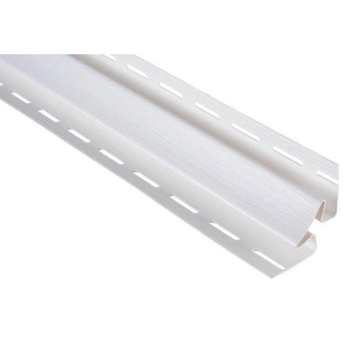 АЛЬТА планка к сайдингу угол ВНУТРЕННИЙ 3 м Белый