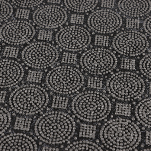 Коврик придверный 400*600мм SHAHINTEX ПРАКТИК влаговпитывающий Соты, черный (466-394)