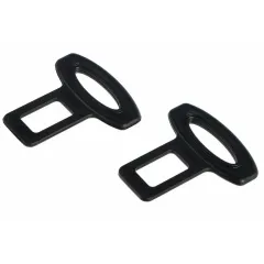 Заглушка ремня безопасности TORSO 2шт черная, пластик (3565219)