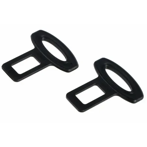 Заглушка ремня безопасности TORSO 2шт черная, пластик (3565219)
