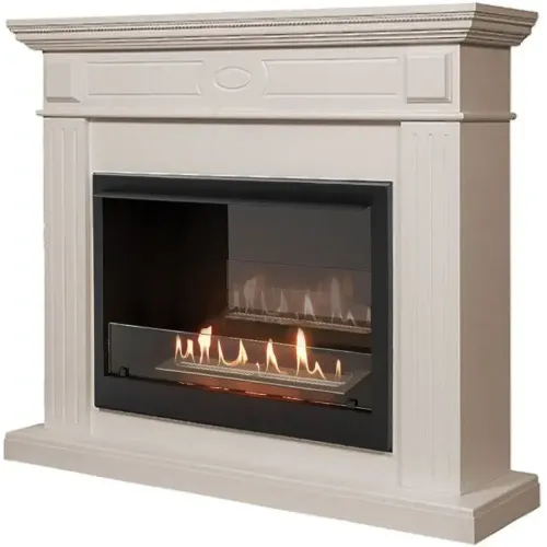 Биокамин Firelight Bianco BFP/P-2520 шпон беленый дуб