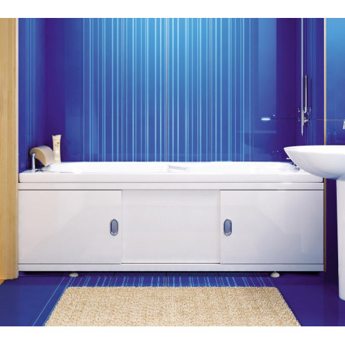 Экран для ванны МДФ купе 150 см белый ALAVANN Still