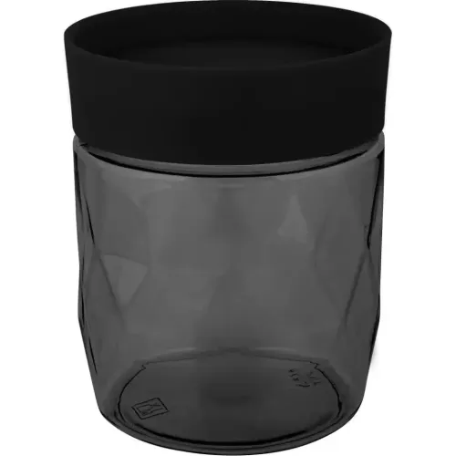 Банка для сыпучих продуктов Plast Team Black 500мл (144585)