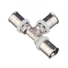 Тройник пресс переходной VT ф 20х16х20 мм