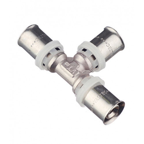 Тройник пресс переходной VT ф 20х16х20 мм