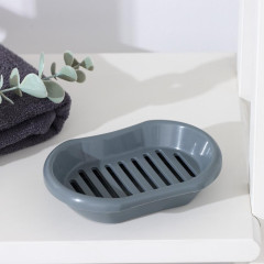 Мыльница с решёткой «Эконом», 13х9х3 см, цвет микс, пластик (4210103)