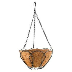 Кашпо подвесное PALISAD 30 см, с кокосовой корзиной (69002)