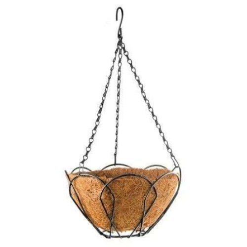 Кашпо подвесное PALISAD 30 см, с кокосовой корзиной (69002)