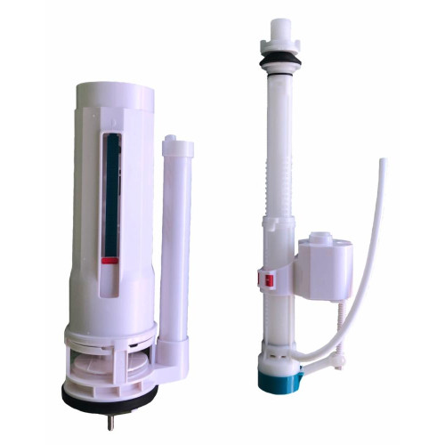 Арматура сантехническая 2х кноп., н/п, SM9618, T1020 (h=24,5 см, d-6.3 см)