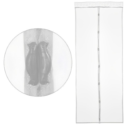 Сетка антимоск. 1-2.sale на дверь на магнитах 90х210см белая (681876)