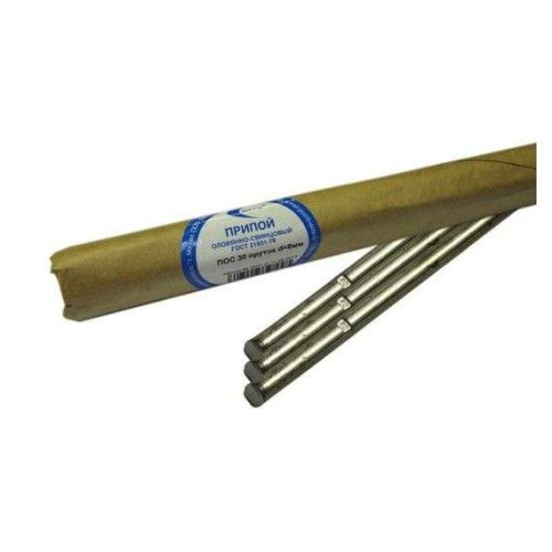 Припой ПОС-30 пруток ф-8мм L400мм 190-195г (337681)