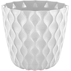 Горшок для цветов 1,4 л белоснежный жасмин INGREEN WAVE (IG650110048)