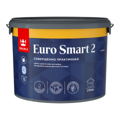 Краска в/д Тиккурила EURO SMART-2 Интерьерная 9 л