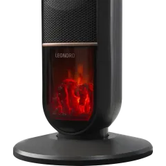 Тепловентилятор LEONORD LPTC-6007K, 2 кВт, керам, эффект пламени