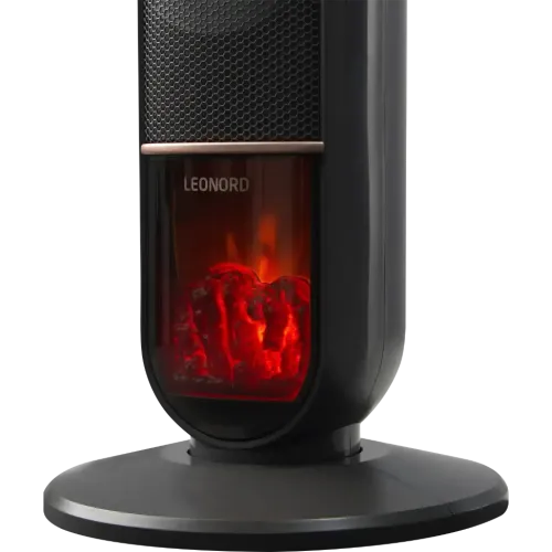 Тепловентилятор LEONORD LPTC-6007K, 2 кВт, керам, эффект пламени