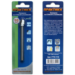 Сверло по стеклу и керамике ПРАКТИКА 10 мм (775-112)