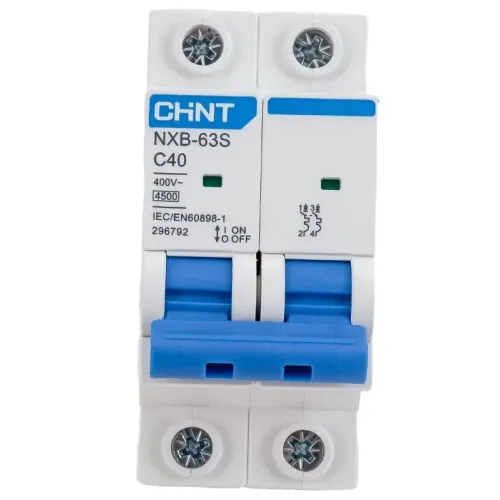 Выключатель автоматический 2-пол. 40A C 4,5кА NXB-63S (R) CHINT 296792