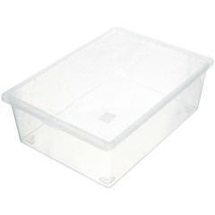 Контейнер хозяйственный 25 л прозрачный Idea М 2353