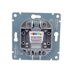 Розетка PC UNIVersal Афина, сл.кость A0051-I