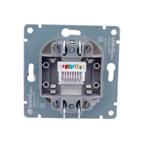 Розетка PC UNIVersal Афина, сл.кость A0051-I